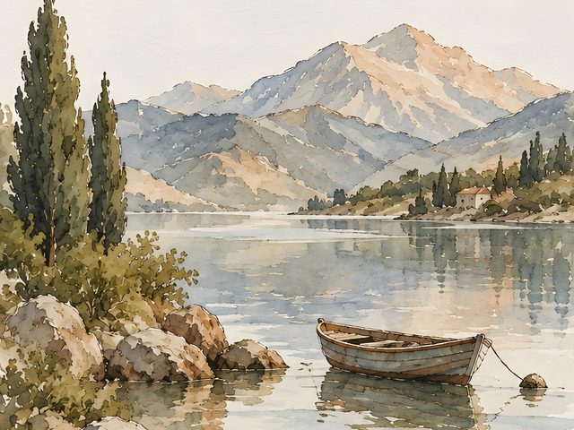 Thou Wilt Keep Him in Perfect Peace, Isaiah 26:3 watercolor print, close-up of the watercolor painting