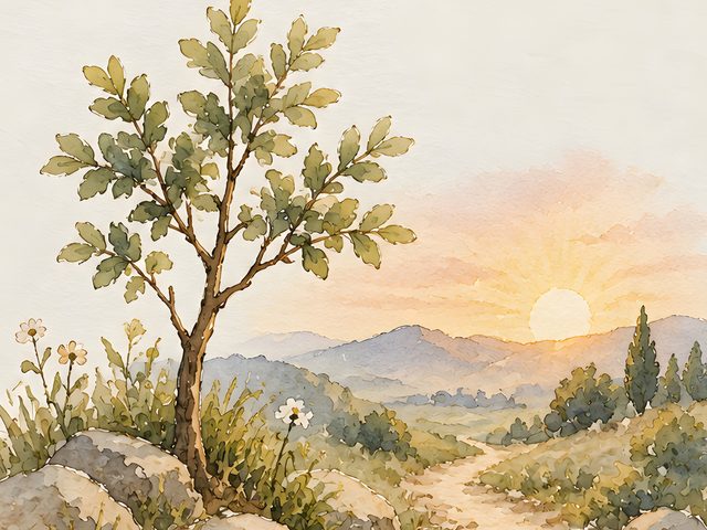 For I Know the Thoughts I Think Toward You, Jeremiah 29:11 watercolor print, close-up of the watercolor painting