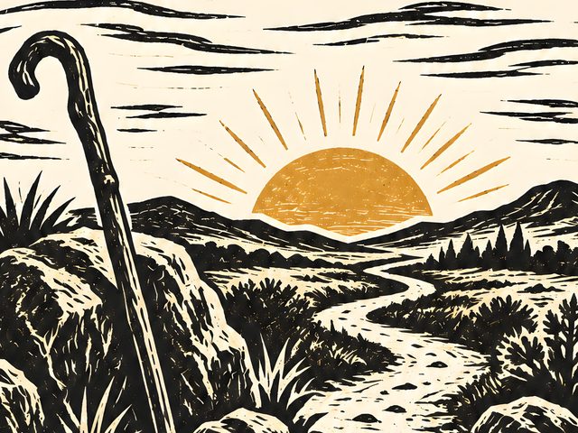 The Humble Path, Micah 6:8 watercolor print, close-up of the watercolor painting