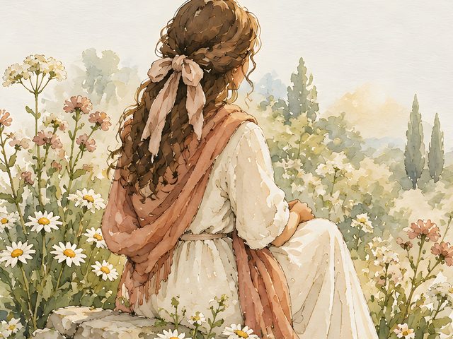 I Am Fearfully and Wonderfully Made, Psalm 139:14 watercolor print, close-up of the watercolor painting
